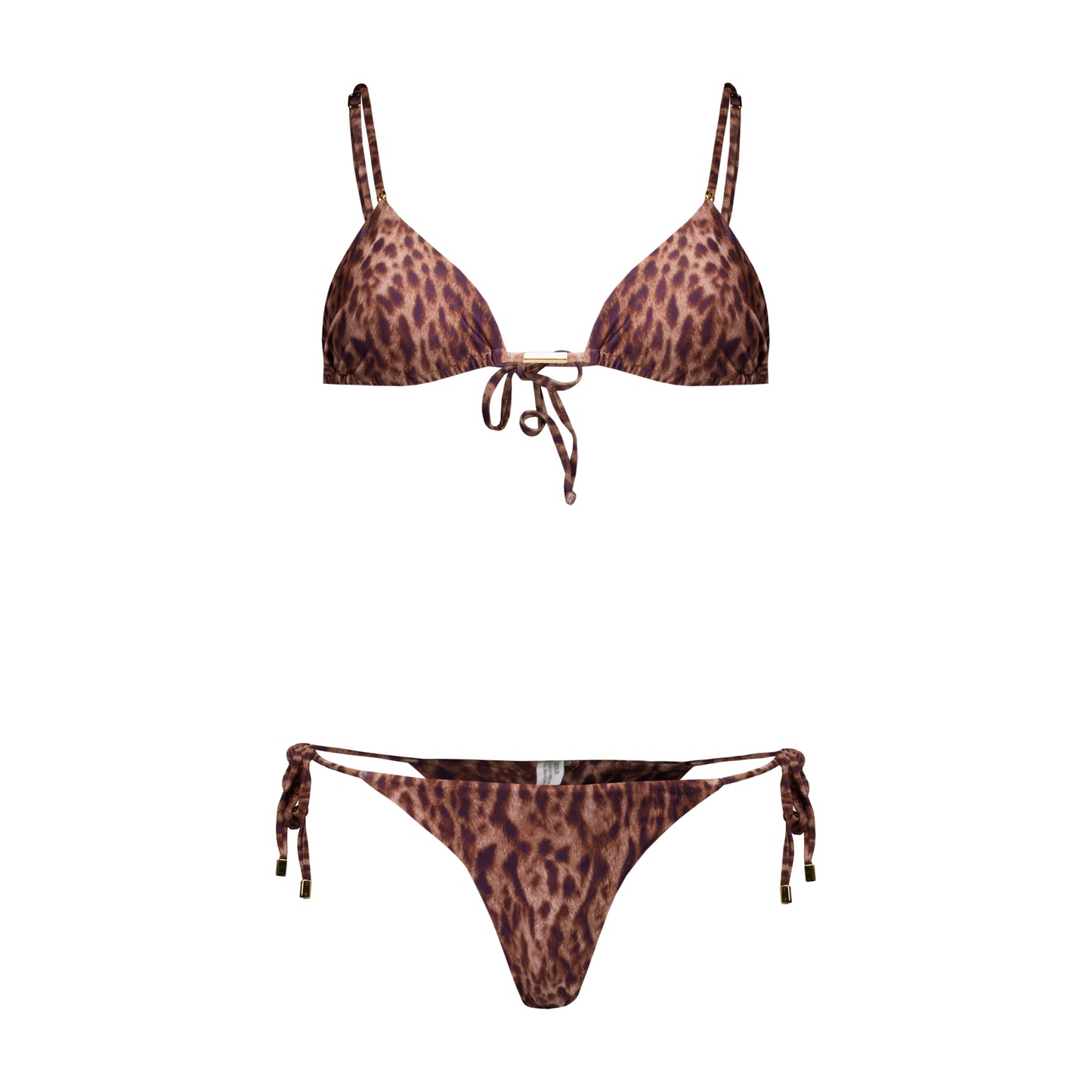 Larissa Leopard Print Bikini Top