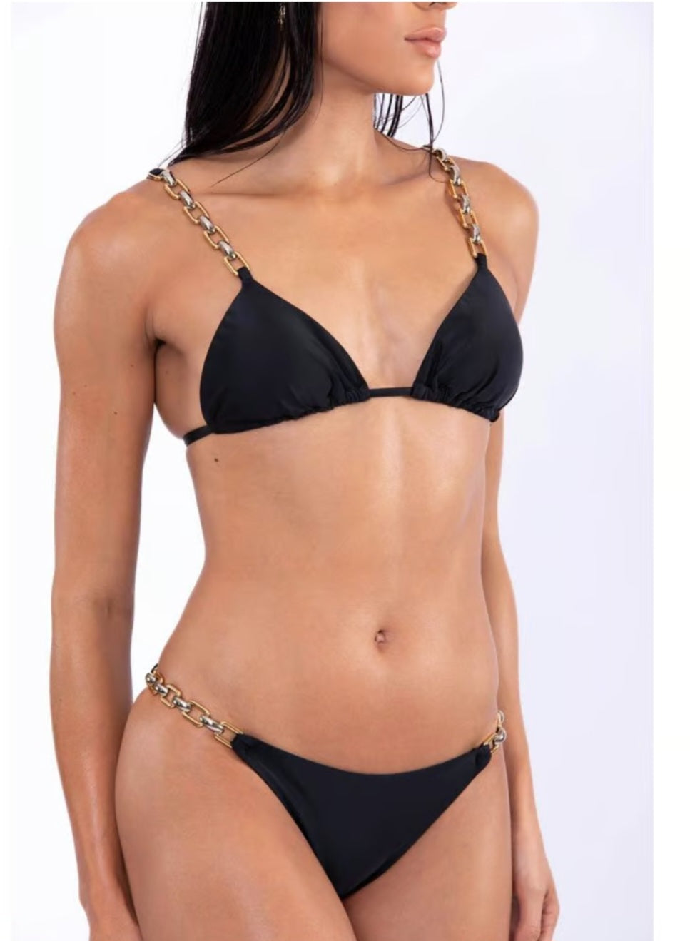 Aline Bottom with Chain Links