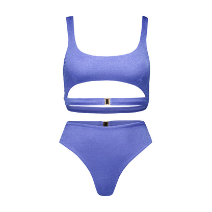 Roxy Textured Bikini Top - Vibrant Blue
