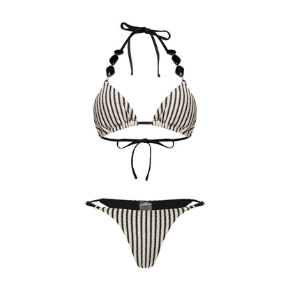 Isabel Striped Thong Bottom