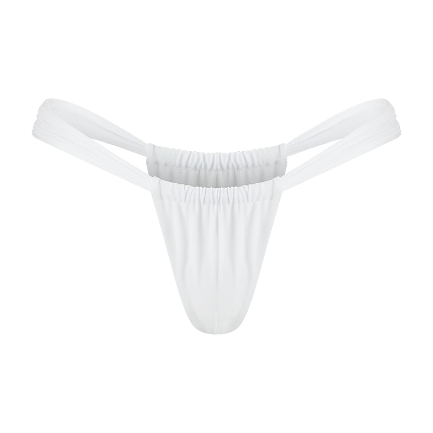 Bahia Ruched Satin Bikini Bottom