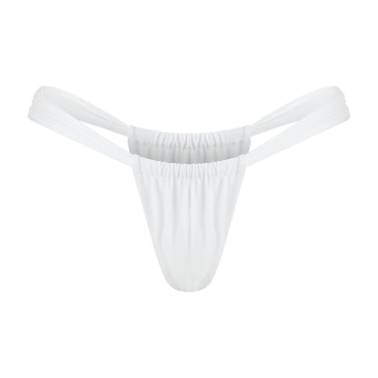 Bahia Ruched Satin Bikini Bottom