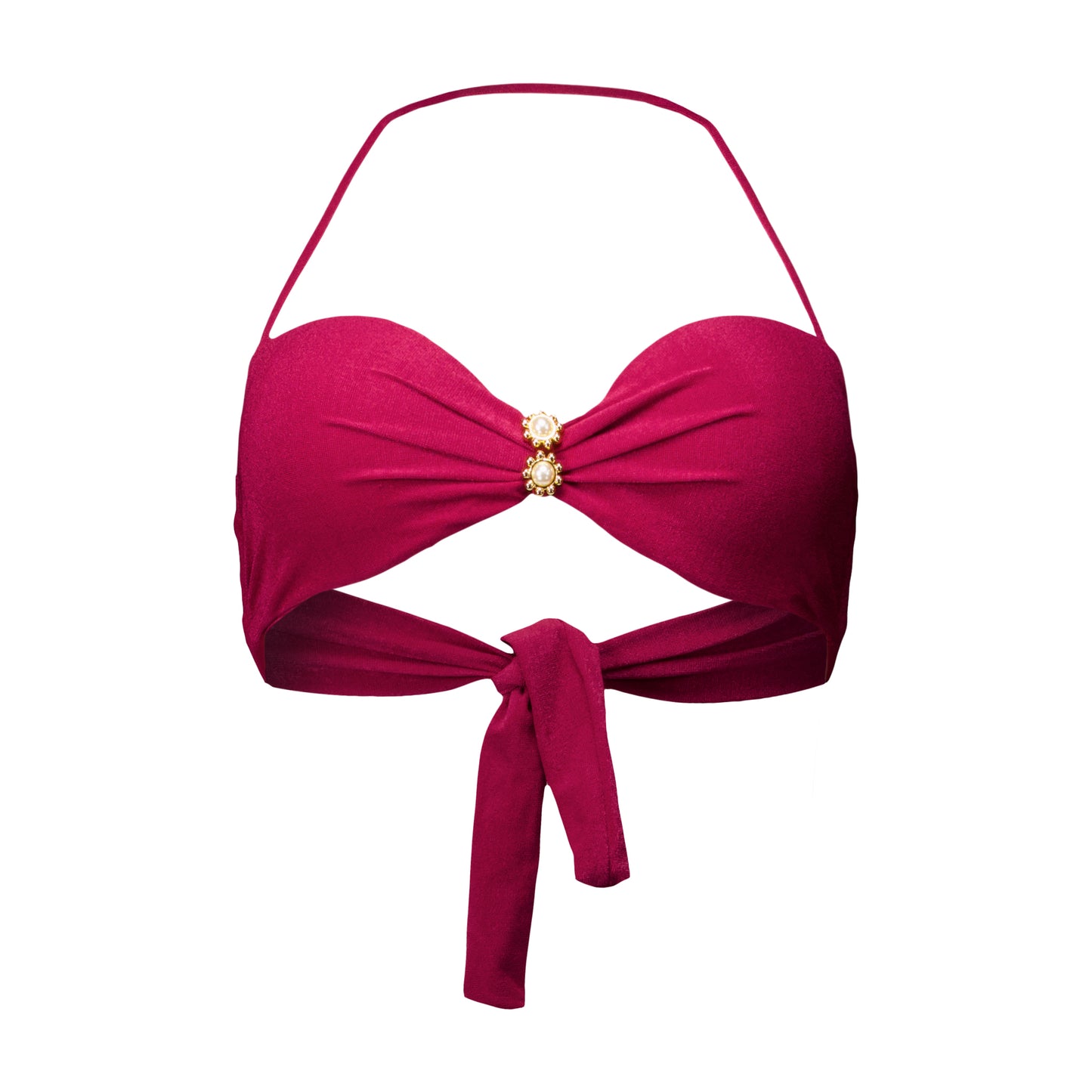 Tomara Bandeau Top -  Cherry Red