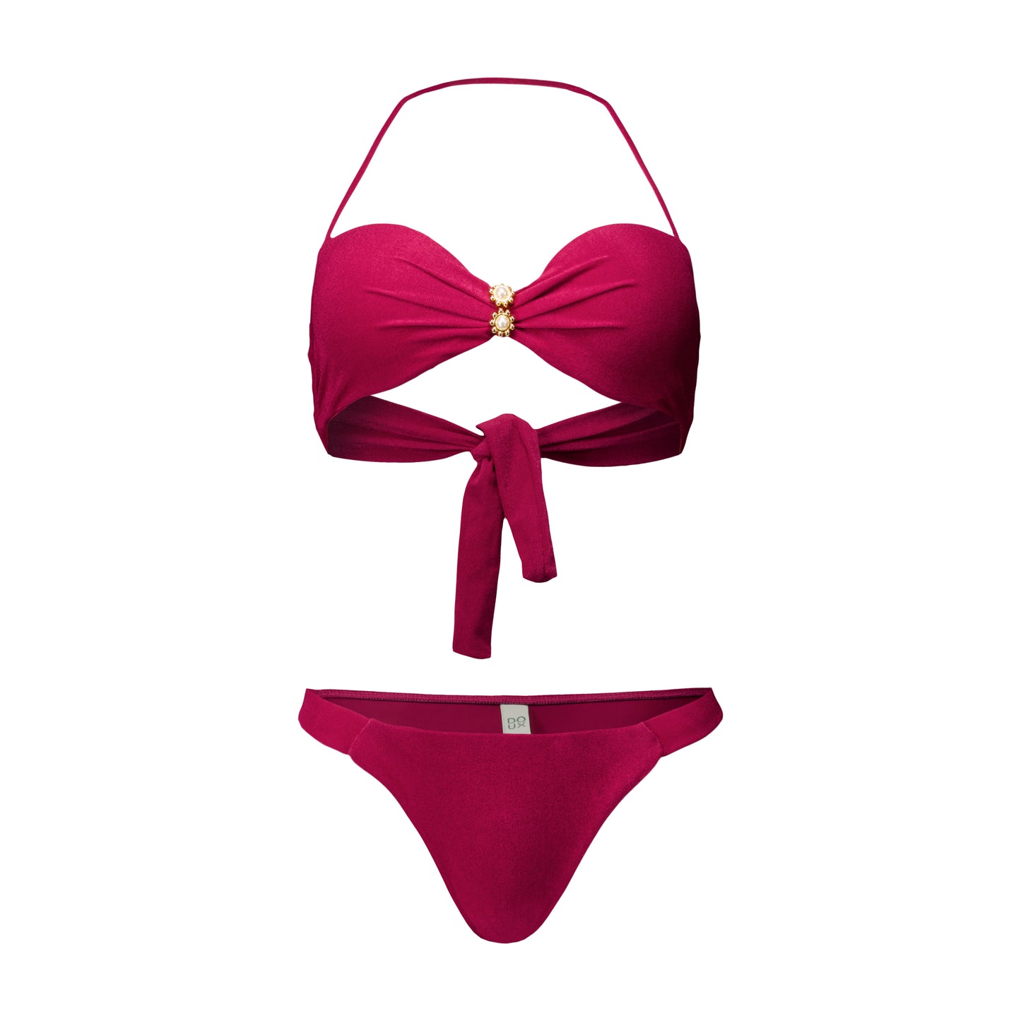 Tomara Bandeau Top -  Cherry Red