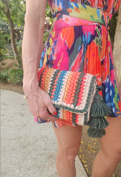 Hermosa Artisanal Knitted Purse