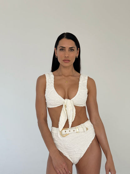 Beatriz Textured Bikini Bottom